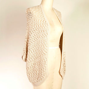 STARING AT STARS Open Front Cocoon Batwing Sweater